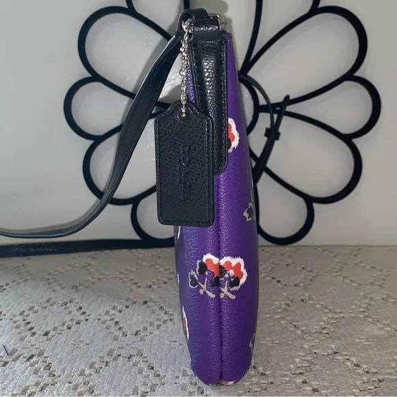 Coach Bramble Rose Crossbody Bag and Black Pouch - Picture 6 of 16